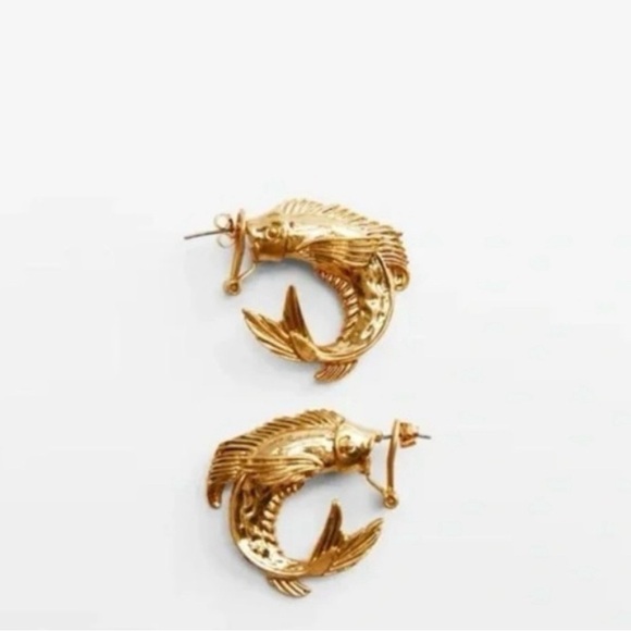 Zara Jewelry - Zara | Fish earrings NWT